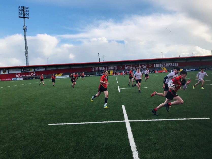 An U17 Schools Blitz took place at Irish Independent Park earlier today.
