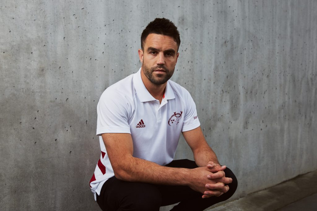 Conor Murray in the new polo t-shirt.